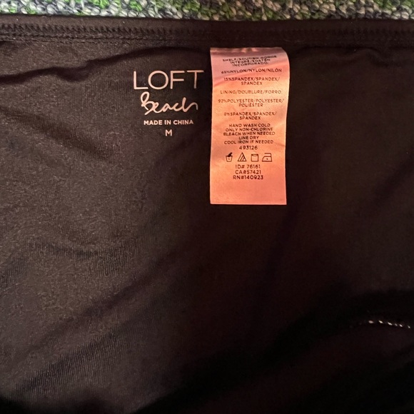 NEW LOFT Beach Black Side Tie Bikini Bottom - Picture 3 of 4